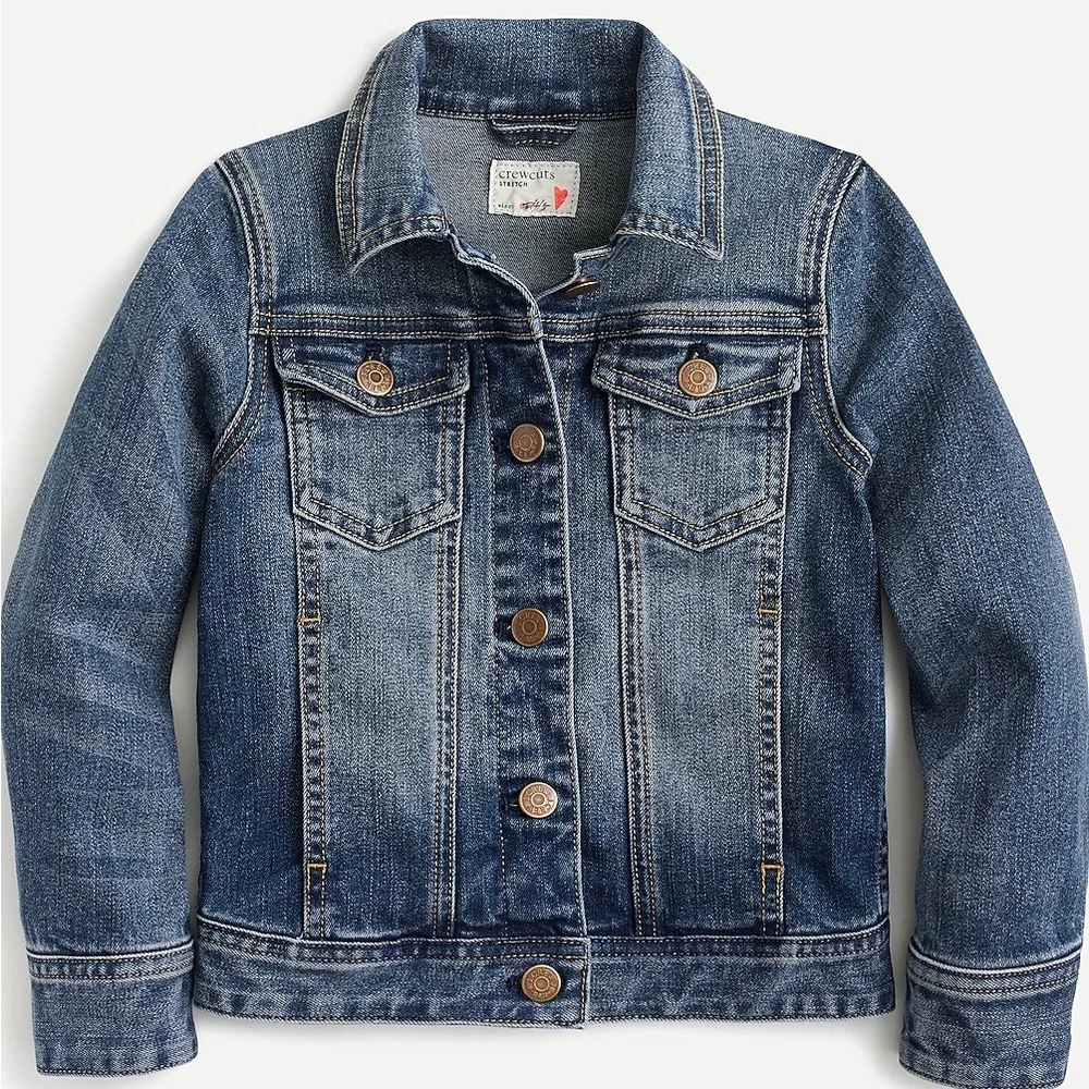 Crewcuts stretch cotton jean jacket